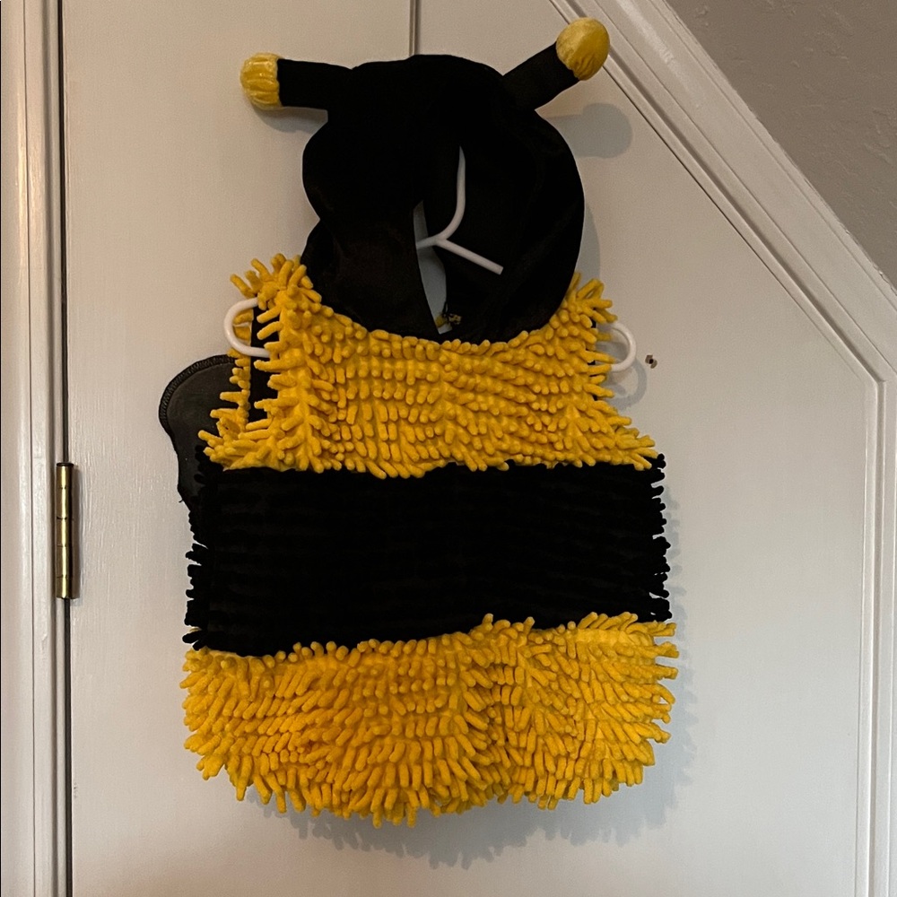 Kids Bumblebee Costume Vest - Yellow and Black 6-9 months